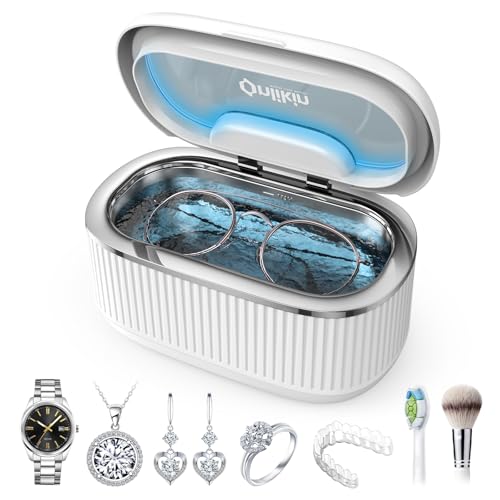 onlikin 45KHz Ultrasonic Jewelry Cleaner