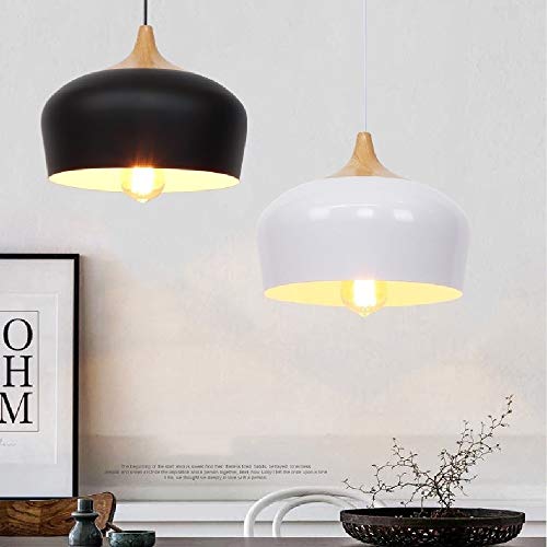 Voice Of Life Indoor Chandelier, Modern Aluminum Wood Metal Ceiling Pendant Lamp Chandelier Nordic Minimalist Designer Led Iron Adjustable Chandelier Bedroom Living Room Study Table Ceiling Pend #TOP1