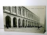  Nimes / Frankreich. La Gare P. - L. - M., Alte Ansichtskarte / Postkarte s/w, gel. 1915. Bahnhof, Gebäudeansicht, viele Passanten.
