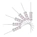 uxcell 30Pcs 33K Ohm Resistor, 2W 5% Tolerance Metal Oxide Film Resistors, Axile Lead, Flame Proof for DIY Electronic Projects and Experiments
