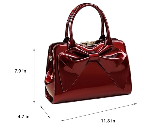 Image of JHVYF Women Tote bag Satchel Purses and Handbags for Women Shoulder Bags Bow Purse