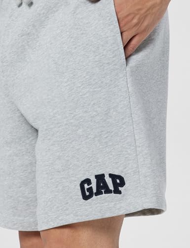 Image of Gap Men Embroidered Standard Fit Mid Rise Shorts