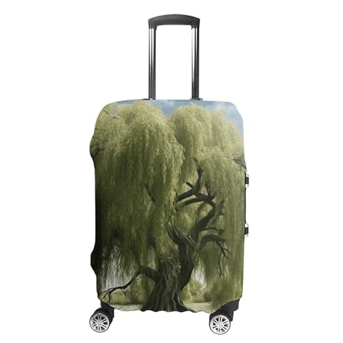 Big Trees Luggage Cover, Elastic Luggage Protector Fits 19-32in Suitcases, Washable & Anti-Scratch Suitcase Cover for Men Women L