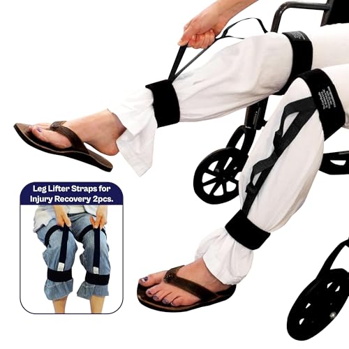 holden usa leg handles leg lifters cast handle  adjustable mobility aid with 2 handles for elderly post-surgery hip amp knee support ideal for bed amp car transfers pair 2 count