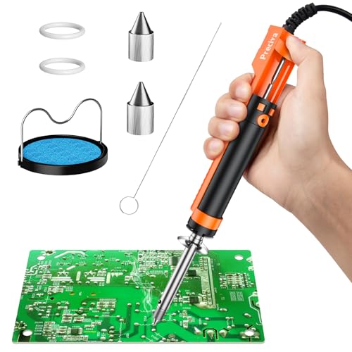 Preciva USOW108S 929D-V Electric Desoldering Iron Solder Sucker, Portable Desoldering Gun,110V Desoldering Pumps cover