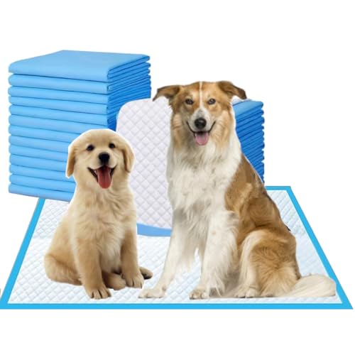 Image of Pee Pads Dog Training 32 inchx36 inch 60 Count Extra Large Pad Leak-Proof & Super Absorbent Dog Pee Pads with Quick-Dry Surface for Pet Cats, Rabbits, Dogs, 60PCS
