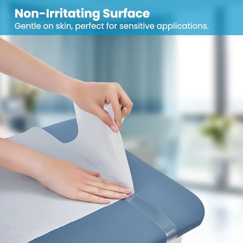 Image of VivaEssentials Smooth Medical Exam Table Paper, 21 inch x 225', Pack of 12 Rolls Massage Table Paper, Papel de Camilla