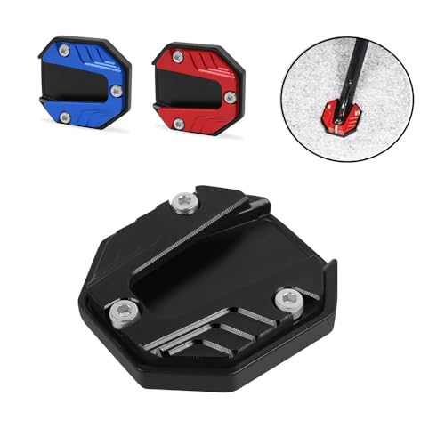 Placa soporte base para caballete de moto y scooter con extensión de apoyo universal 2