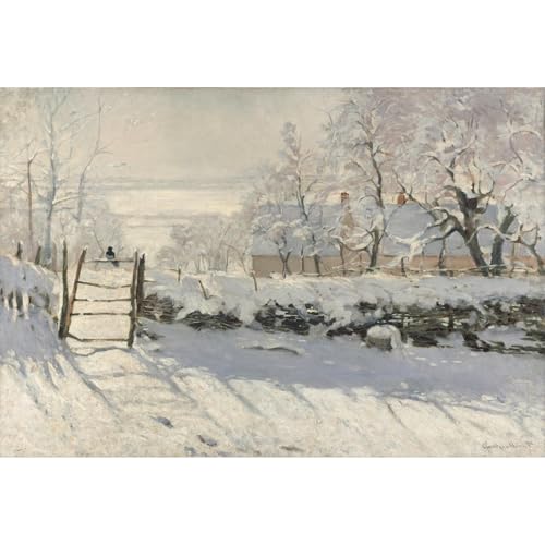 Toile Monet La Pie couleurs durables ARTICULOZY