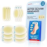 Dr. Frederick's Original Better Blister Bandages - 12 ct Variety - Water Resistant Hydrocolloid Band