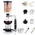 Vacuum Coffee Maker Syphon Coffee Maker Japanese Style Vacuum Glass Siphon Pot Percolators 1-3 Cups Siphon Coffee Maker (Syphon)
