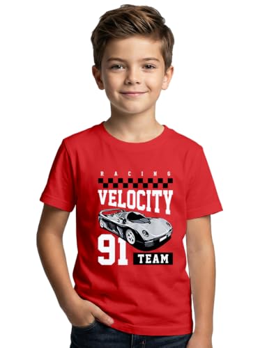 Image of XENOVAURBAN Kids Tshirt 2 Combo for Boys /Girls | Cotton Fabric | Graphic Printed Round Neck T-Shirt for Kids - KRN2-PRINTED-PAR