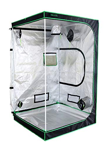 Green Hut 48"X48"X78" 600D Mylar Hydroponic Indoor Grow Tent
