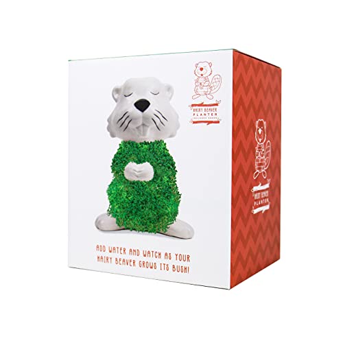 Gift Republic Beaver Planter, Ceramic, None, One-Size, White - Image 4
