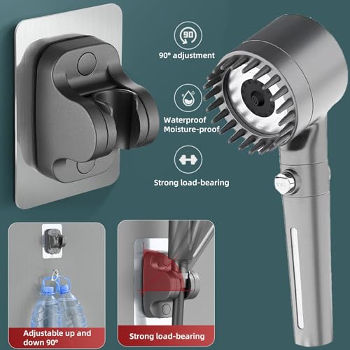 Filtered High Pressure Showerhead for a Multifunctional Massage