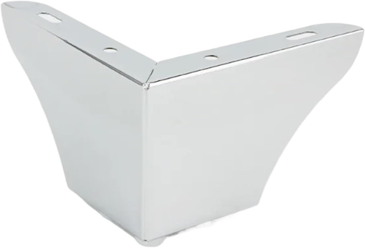 AVIMYA 1/4PCS Metal Furniture Sofa Legs Replacement Modern Style for Sofa Cabinet TV Bench with Screws 75/100mm (Color : 75mm Silver, Size : 1PC)