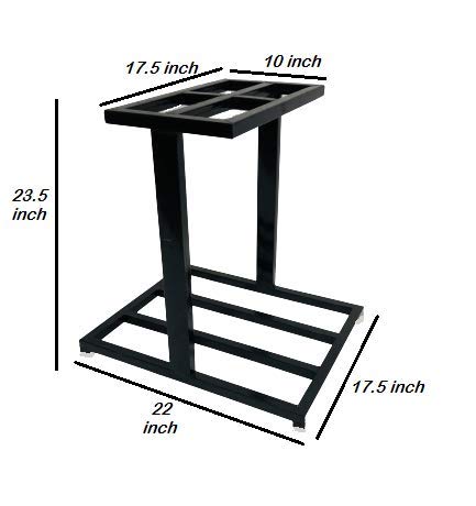 GOYALSON Office Home Double Sided Inverter Battery UPS Trolley Fit to Every Inverter Battery Hold Up to 350 kg (Without Wheel, Topless, for Two... - Image 2