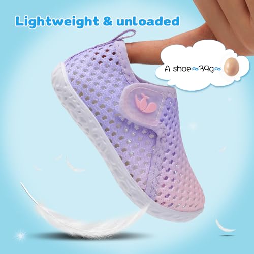 Image of FEETCITY Boys Girls Water Shoes Kids Aqua Socks Quick Dry Barefoot for Beach Swimming Pool
