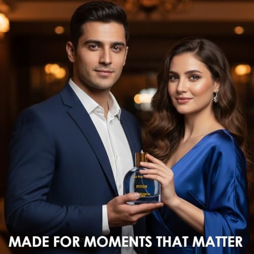 Image of La French Pitch Unisex Perfume 100ml | Long-Lasting Premium Fragrance with Clary Sage, Lemon & Amber Notes | Refreshing, Elegant Scent for Office & Party