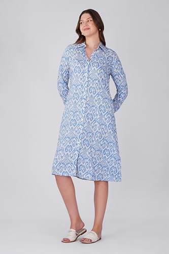 Image of Midi Dress for Women | Rayon A-Line Dress with Pockets | Casual Western Dress for Women | Comfortable Everyday Wear