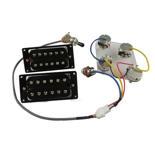 ギター用配線ハーネス ハムバッカーピックアップ エレキギター用ワイヤーハーネス 美しいサウンド(Type1)