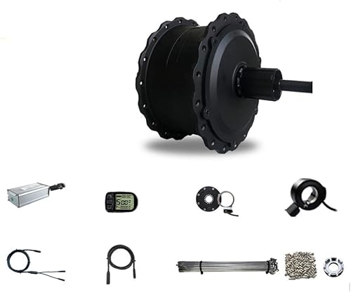 Kit de conversión de bicicleta eléctrica de tracción trasera 48V500W Kit de conversión de bicicleta eléctrica Kit de conversión de cubo de bicicleta
