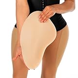 DressTech Drag Queen Hip Pads | Silicone Drag Queen Hip Padding & Shapewear for Crossdressers | Provides Instant Feminine Curves & Enhances Transgender Clothing Fit | Standard Size C | Fair
