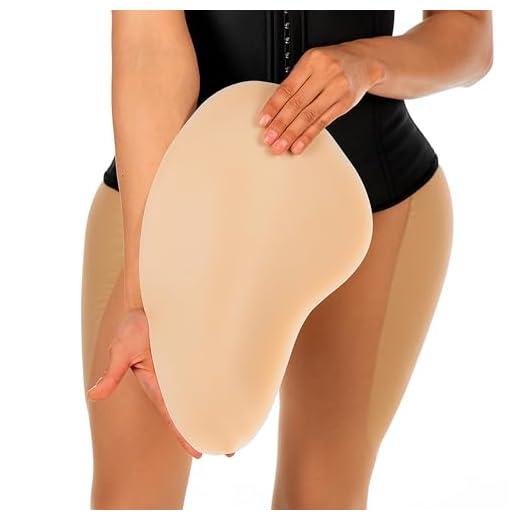 DressTech Crossdresser Silicone Hip Pads. Soft and Realistic Shapewear. Premium Quality. Flexible Hip Enhancer for Drag Queens. Create an Instant Hourglass Figure - Regular Size - Light Color