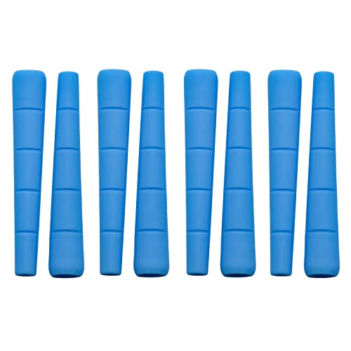 Jambes en silicone bleu antidérapant pour Oakleys M Frame 2.0