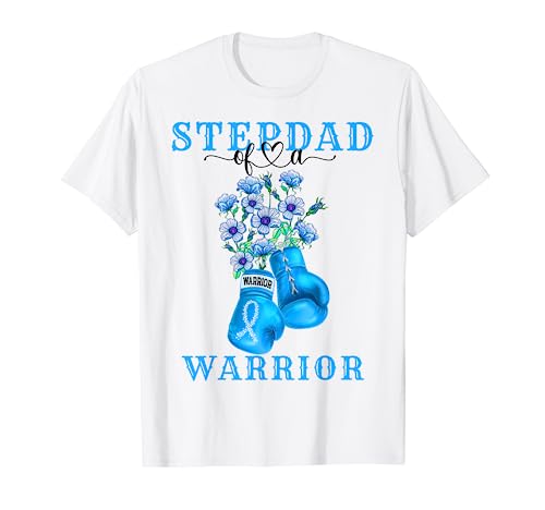 Stepdad Of A Warrior Prostate Cancer Awareness Support Squad T-Shirt