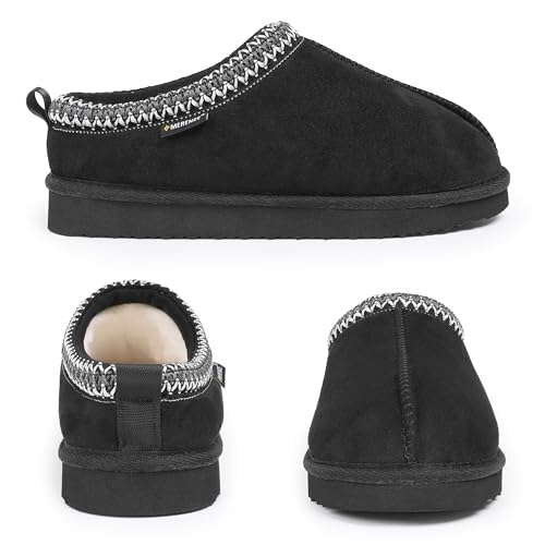 CIOR Women's Memory Foam Slippers Fuzzy Cozy Lining Indoor and Outdoor Mules Slip on Cute Clogs2