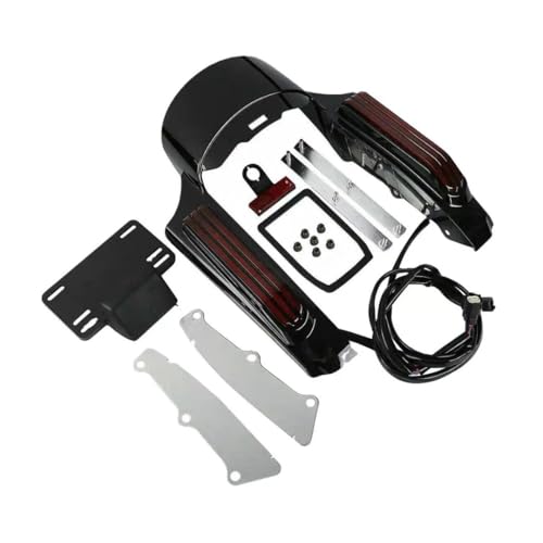 Feu arrière moto double feu coulissant pour garde-boue CVO et Road King 14-23