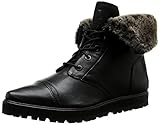 Lässige Lammfell-Stiefelette Calvin Klein Jeans Damen Tianna Boot, (Schwarz/Natur), 35.5 EU