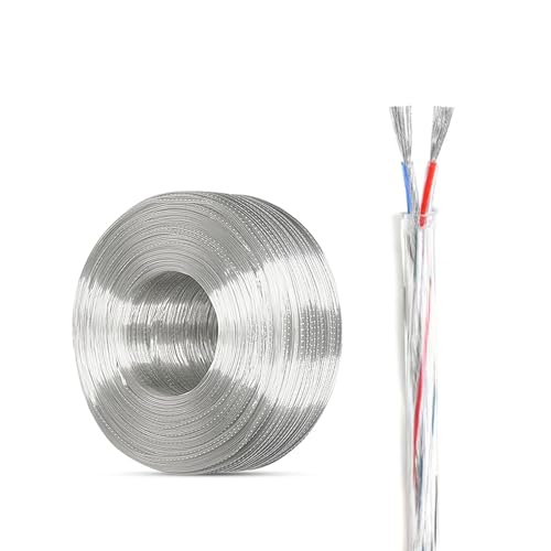 Câble électrique transparent en cuivre étamé 22AWG pour liaison audio
