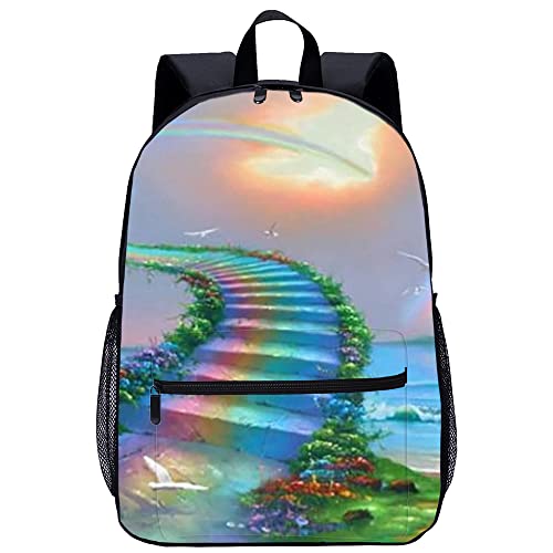 Sac à dos pour enfants adultes imprimé 3D | Grand sac de voyage scolaire décontracté