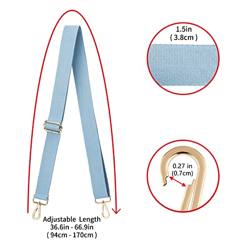 Image of ZOOEASS Wide Shoulder Strap (Solid),Adjustable Replacement Belt Crossbody Canvas Bag Handbag