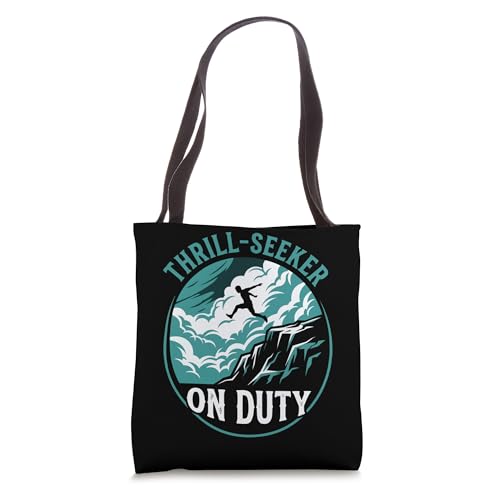 Cliff Diving Extreme Sports Thrill Seeker Cliff Diver Tote Bag