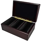 Guardhouse - Scatola porta monete in legno certificato, Mogano scuro, 30 Coins