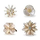 ✨ Décoratif & pratique – Ces broches peuvent être utilisées comme bijoux ou comme épingles de sécurité pour réduire un décolleté et éviter toute gêne. Confortables et sûres à porter.