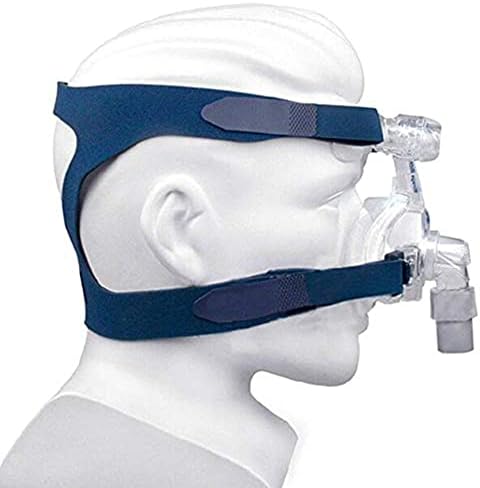 COONLINE CPAP Headgear Replaces Universal Ultralight Comfort Gel Full Mask Replacement Part Breath Machine Head Band Fit for Respironics Resmed Resmart Without Clips, Blue