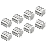 PATIKIL 8 Pack Inline Skate Lager Spacer Distanzhalter Hardware für 8mm Achsrolle silber