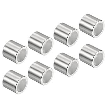 PATIKIL 12pcs M3 Metal Threaded Standoff Spacer Nuts, Round Aluminum Spacers Female - View #3
