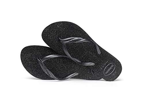 Chinelo Fantasia Gloss, Havaianas, Feminino, Preto, 37/38