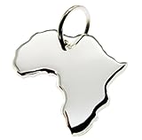  Afrika Anhänger in massiv 925 Silber