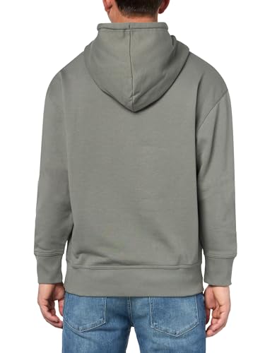 BOSS Men's Center Logo French Terry Hooded Sweatshirt2