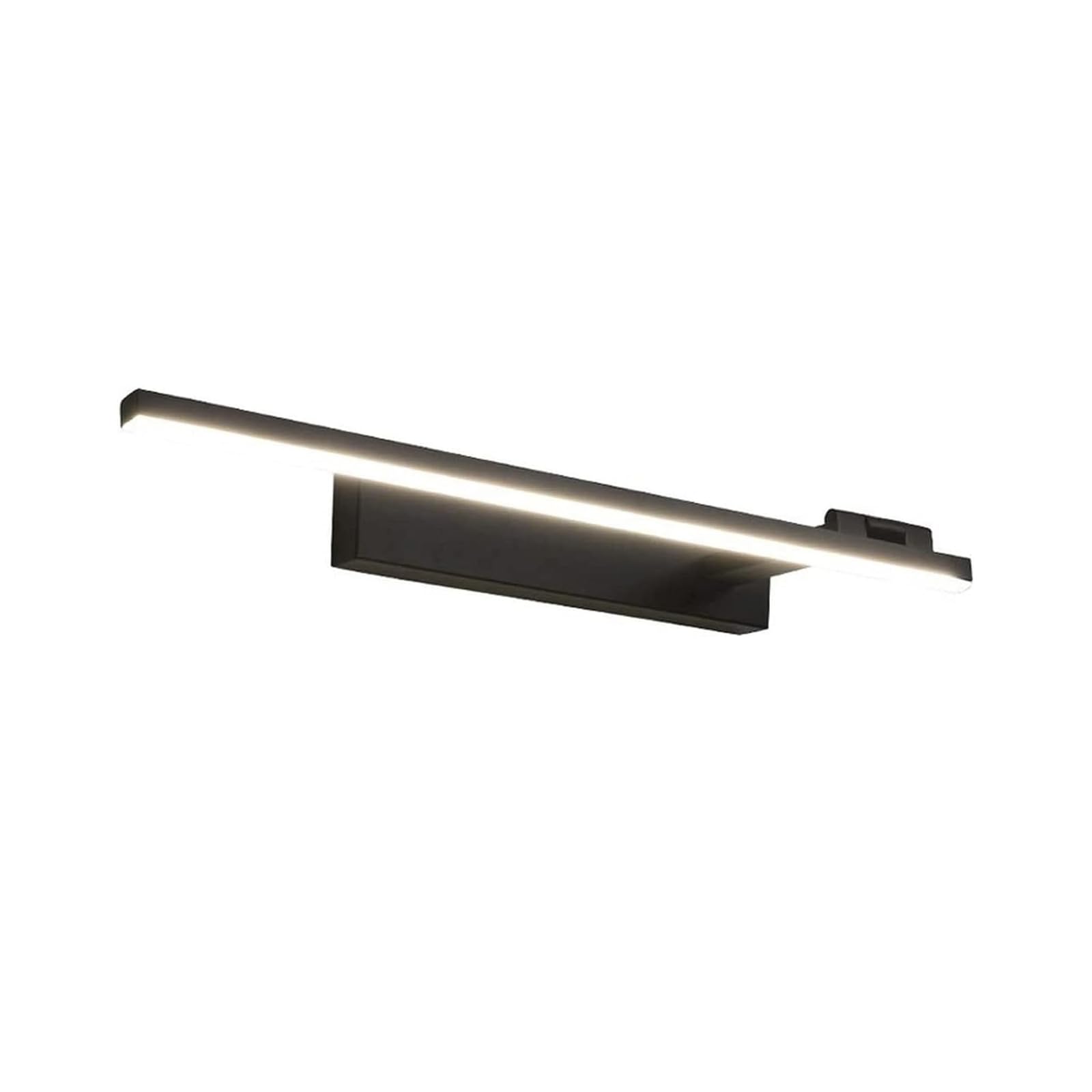 Lámpara Luz de baño de ángulo Ajustable sobre iluminación de Espejo, Barra de luz LED Moderna y Sencilla para tocador de baño, lámpara de Pared con Ilustraciones de Metal de 4000k Maquillaje