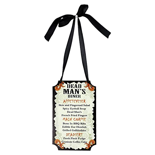 Colgante de madera para Halloween, caramelo, calabaza, esqueleto, fiesta, escena, decoración, manualidades, panel redondo de vidrieras (B, talla única)