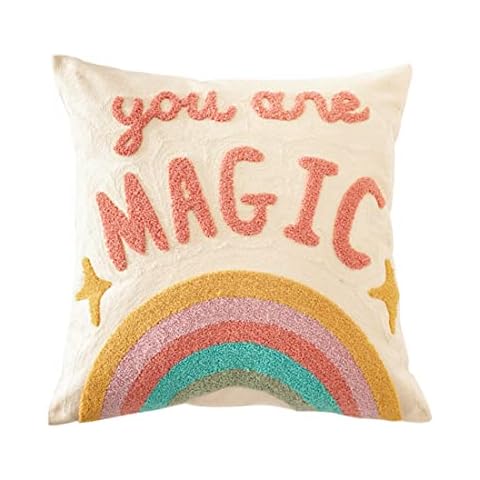 Fennco Styles Rainbow Throw Pillow Cover