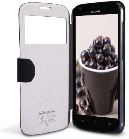 Black Case Cover + Screen Protector For Huawei Y600 Nillkin NK60107