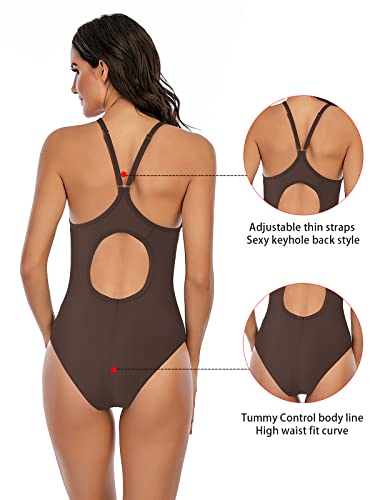 Image of Century Star Women Athletic One Piece Swimsuits-2026 Training Bathing Suits for Teens Juniors